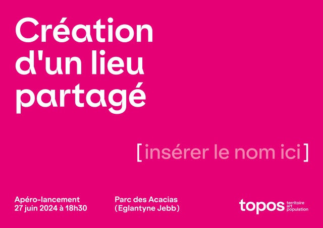 Flyer "Création d'un lieu partagé" recto