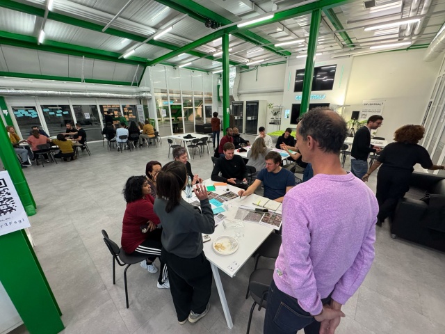 Prise de vue du dernier atelier participatif